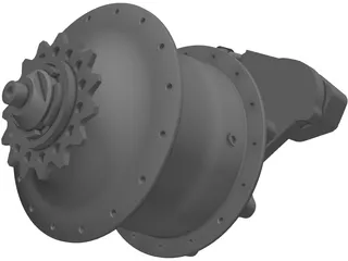 Rohloff Hub 3D Model