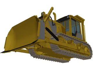 Bulldozer 3D Model