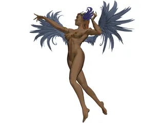 Carnival Woman 3D Model