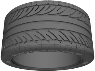 Hankook Ventus V12 Evo K110 Tire 305/25ZR 20 3D Model