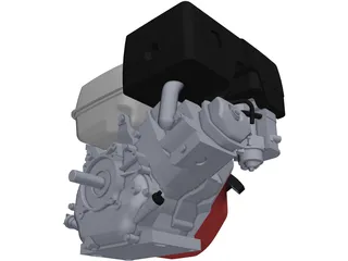 Engine Honda GX340 3D Model