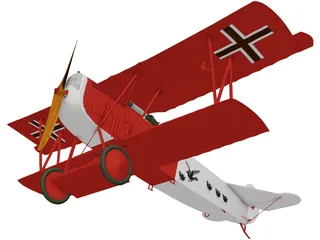 Fokker R7 3D Model