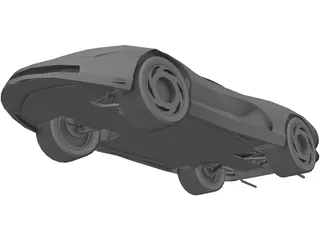 Chevrolet Corvette Indy Concept 3D Model