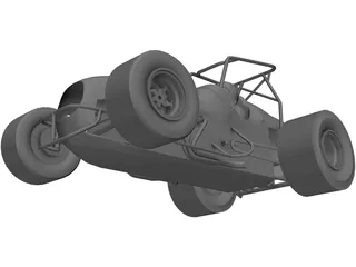 Sprint Car Buggy 3D Model