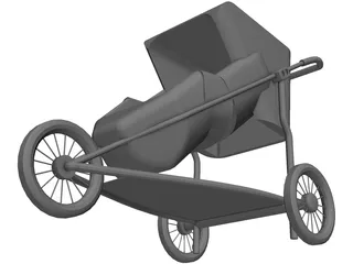 Baby Carriage 3D Model