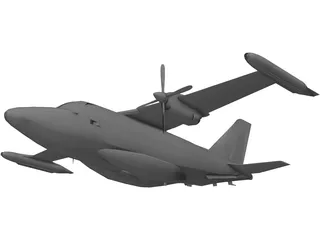 Mitsubishi MU-2 Marquise 3D Model