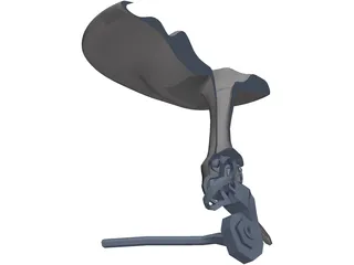 Ear Cutaway 3D Model