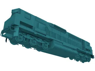 Two Ended Train 3D Model