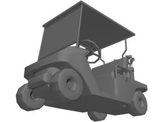 Golf Cart 3D Model