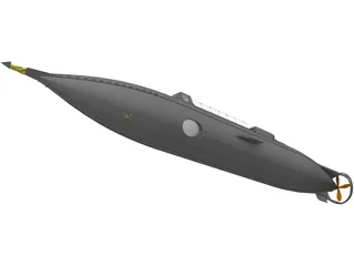 Jules Verne Nautilus Submarine 3D Model