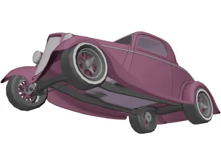 Hot Rod 3D Model