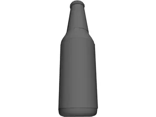 Bottle Beer 3D Model