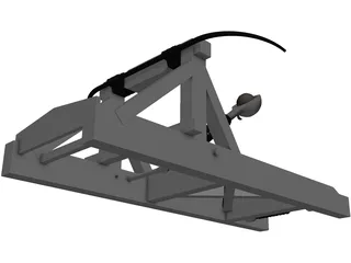 Balista Catapult 3D Model