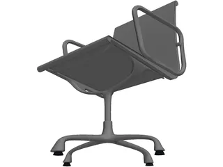 Chair Eames EA 107 3D Model