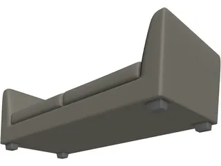 Sofa Arcano Italian 3D Model