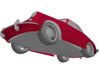 Porsche 356 (1965) 3D Model