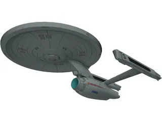 Star Trek Enterprise 3D Model