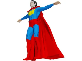 Superman 3D Model