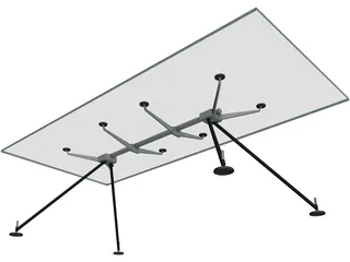 Table Norman Foster 3D Model