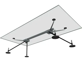 Table Norman Foster Low 3D Model