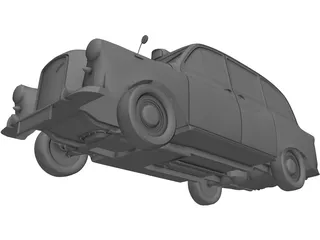 Taxi London 3D Model