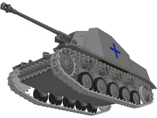 SdKfz 131 Marder 2 3D Model