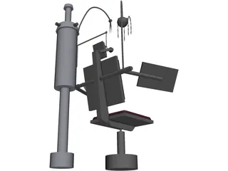 Evil Chair 3D Model