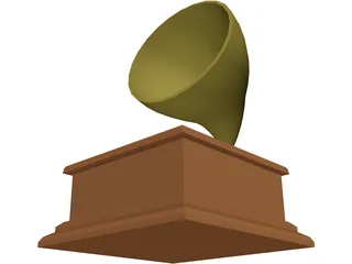 Gramophone 3D Model