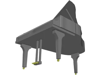 Grand Piano 3D Model