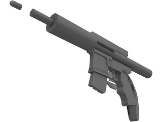 Assault Rifle 3D Model