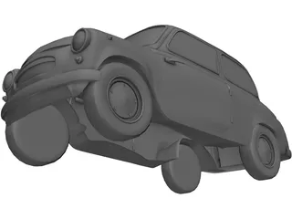 Fiat 600 3D Model