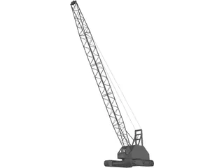 Crane Crawler 3D Model