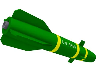 Hellfire Missile 3D Model