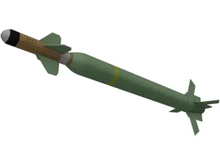 Bunker Buster GBU-28 3D Model