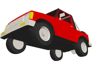 Suzuki Samurai (1988) 3D Model