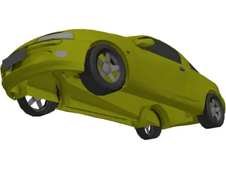 Opel Tigra 3D Model (1997) - 3DCADBrowser