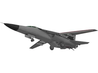 F-111 General Dynamics 3D Model