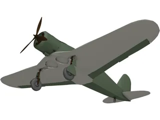 Fiat G.50 3D Model