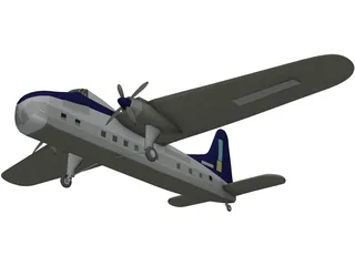 Bristol Freighter Mk 32 3D Model