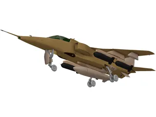 BA Jaguar GR1 3D Model