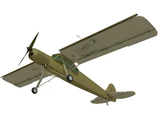 Fieseler Fi 156C Storch 3D Model