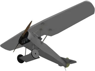 Toy Airplane 3D Model