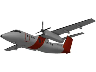 Bombardier Q200 Customs 3D Model