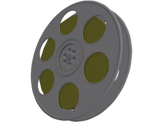 Film Reel 3D Model