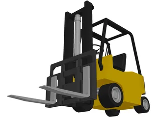 Forklift 3D Model