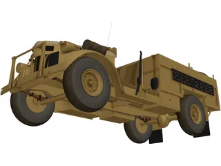 Long Range Desert Group Truck 3D Model