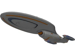 Star Trek Voyager 3D Model