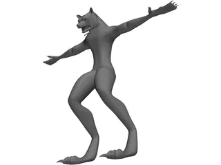 Werewolf 3D Model