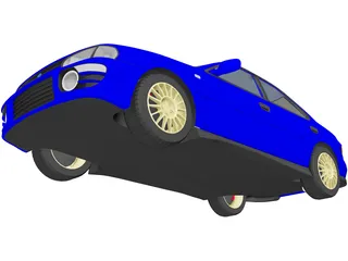 Subaru Impreza WRX GT Turbo (1998) 3D Model