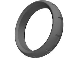 Cross Ring 3D Model